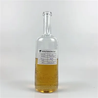 750 ml 580 g Tequila Vodka Brandy Whisky Gin Tyhjä Suosittu Klassinen Keskipitkä kaula lasipullot